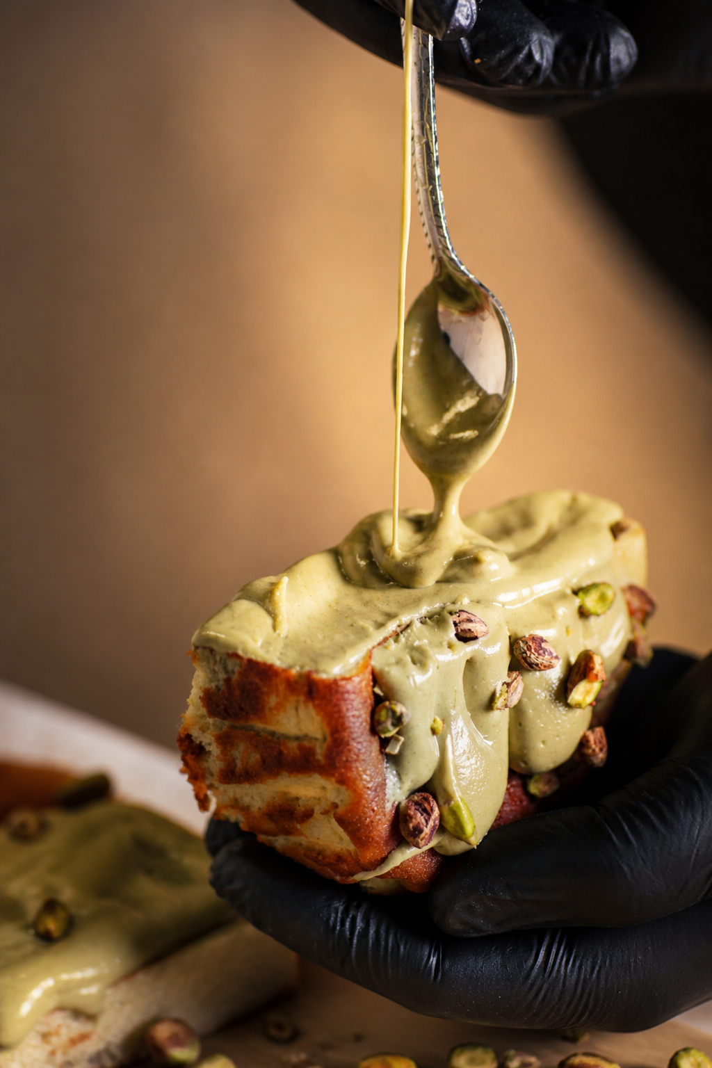 Basque Burnt Cheesecake — Pistachio