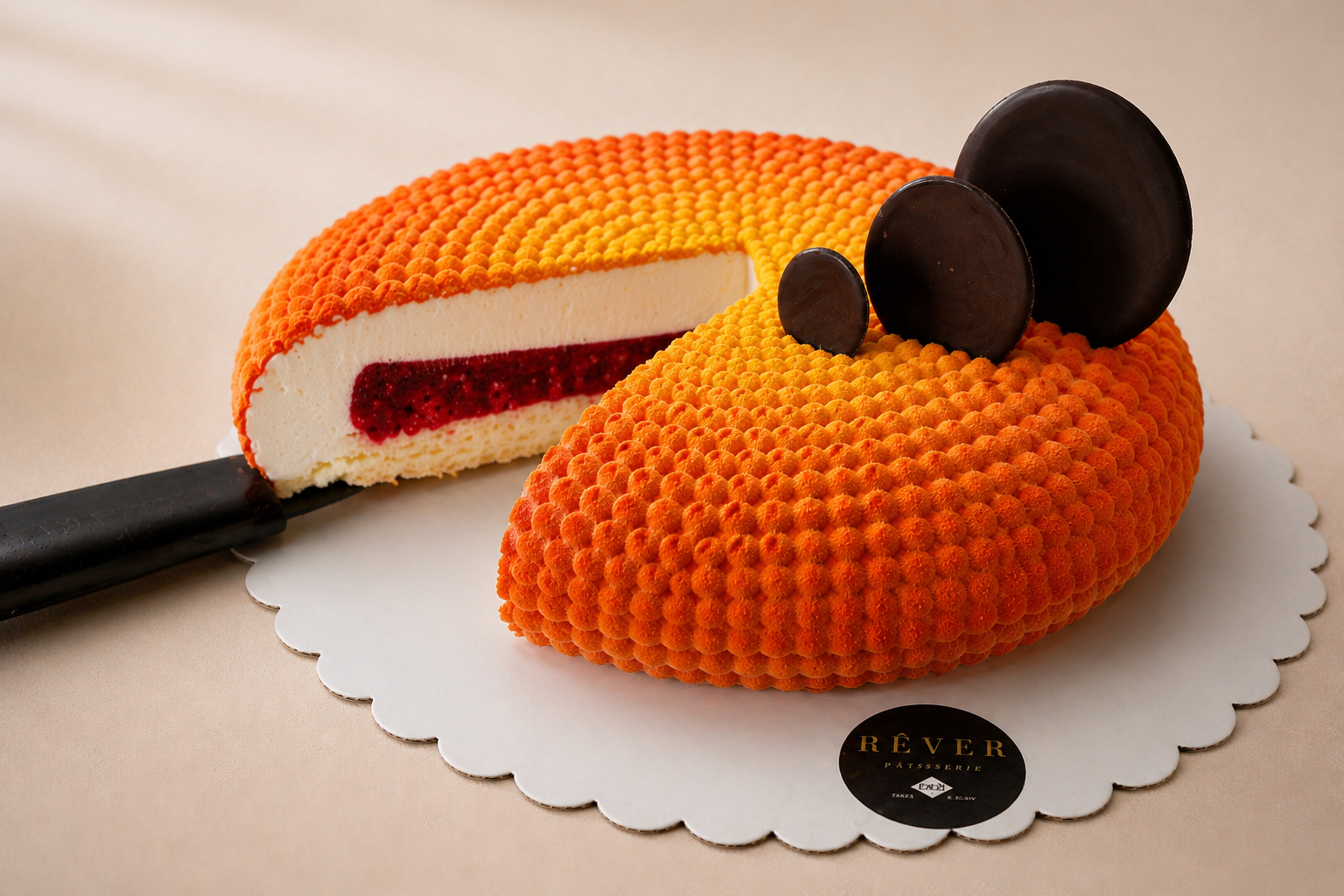 Framboise Vanille mousse