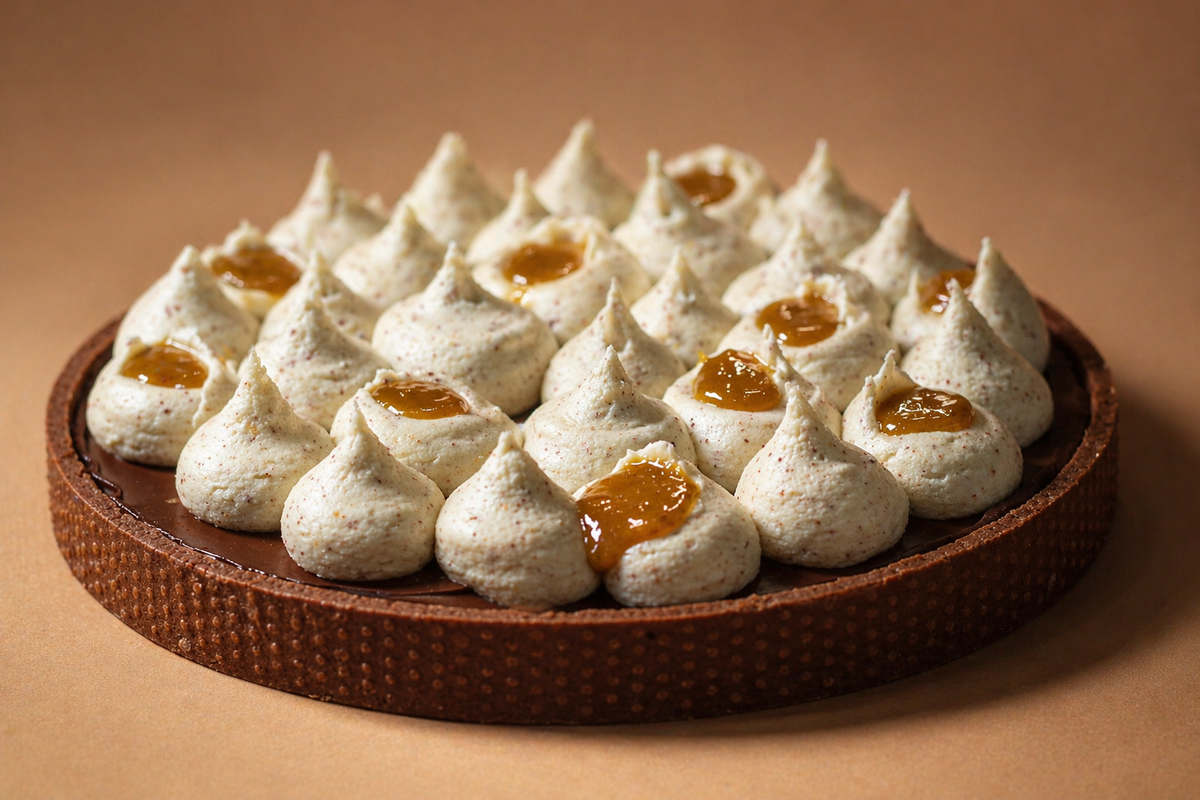 Hazelnut Praline & Chocolate Tart