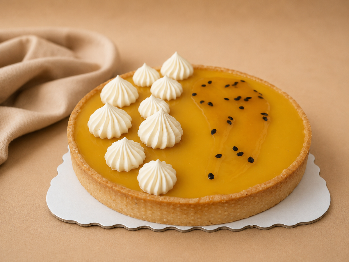 Passion Fruit & Mango tart