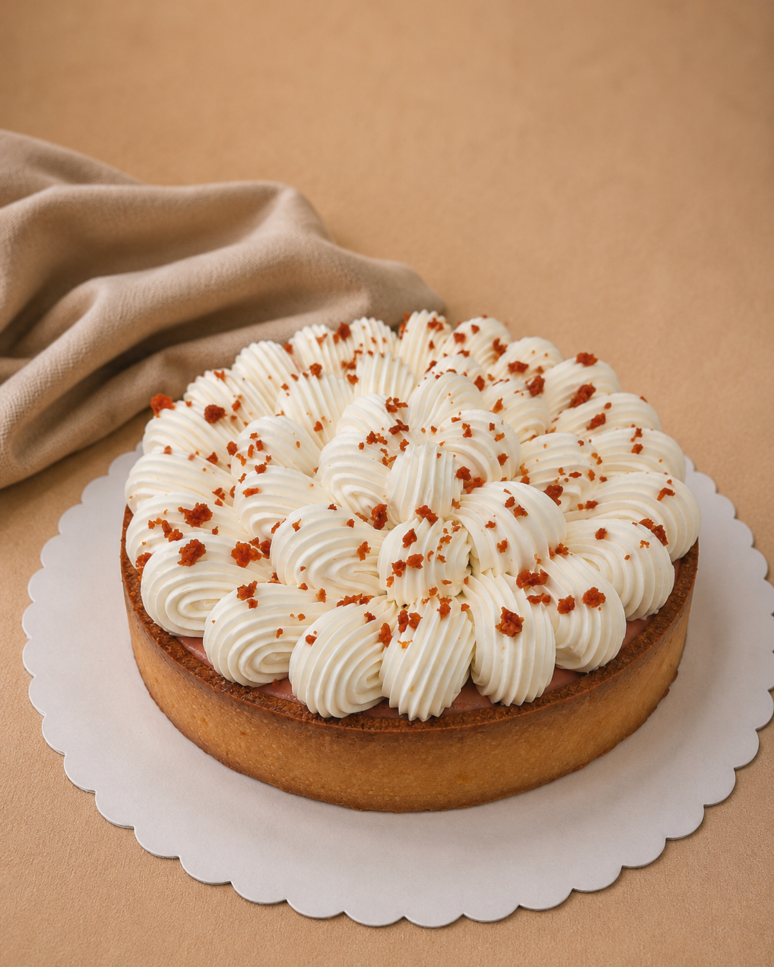Guava & Peach Almond Tart