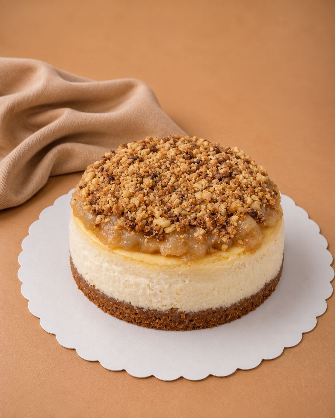 Apple crumble Cheesecake