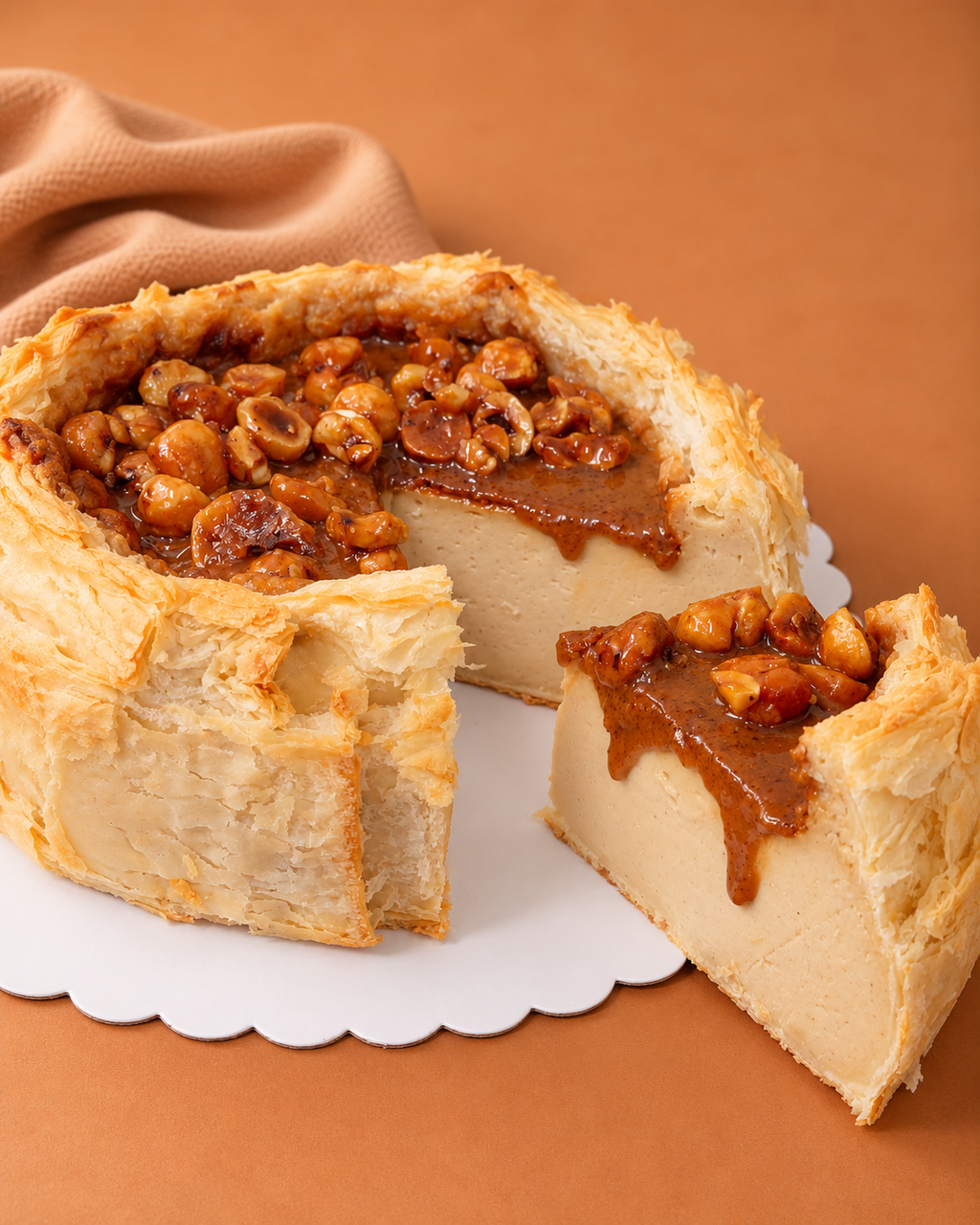 Flan Parisien - Hazelnut praline